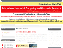 Tablet Screenshot of ijccr.com